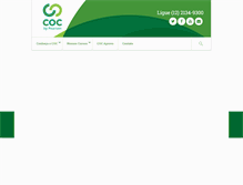Tablet Screenshot of cocsjc.com.br